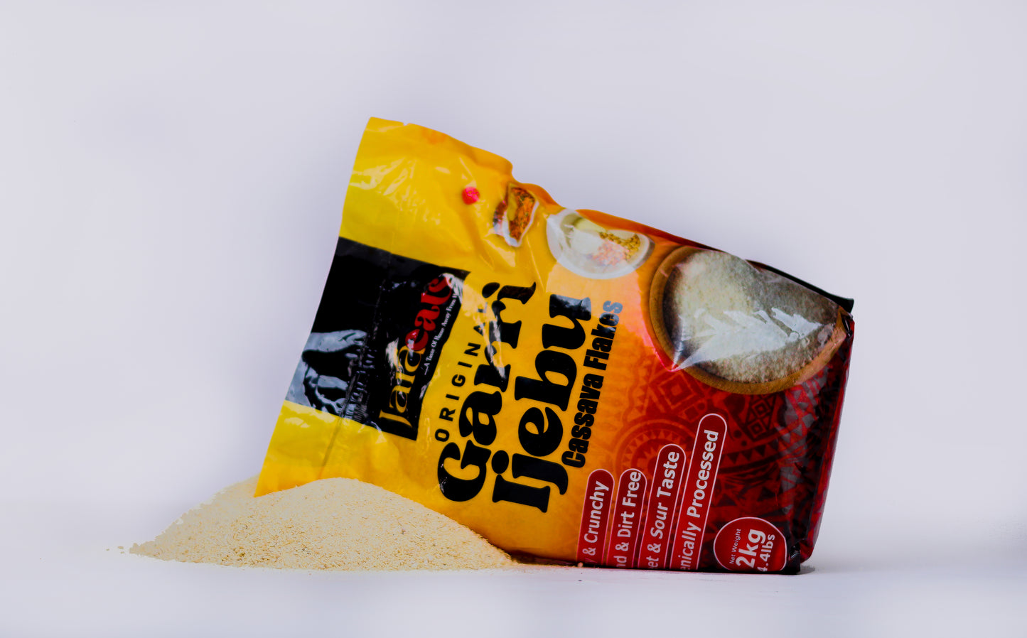 Crunchy Premium Garri(2packs) with free groundnut